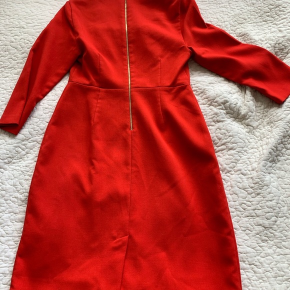 Kate Spade Red Dress 10 - Picture 2 of 5